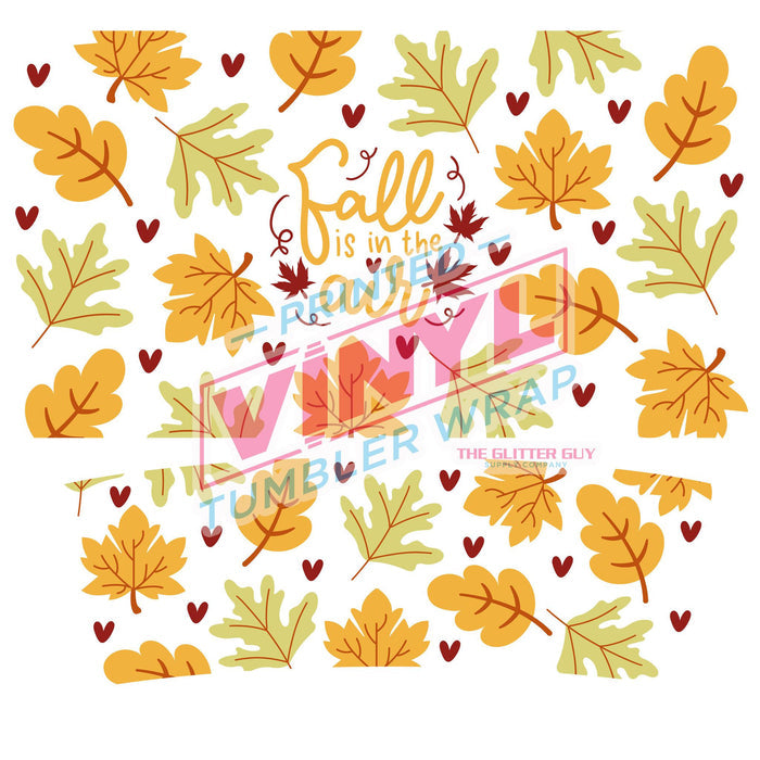 40 oz Tumbler Wrap - UVDTF Ink Transfers - Fall Is In The Air | UVDTF from The Glitter Guy