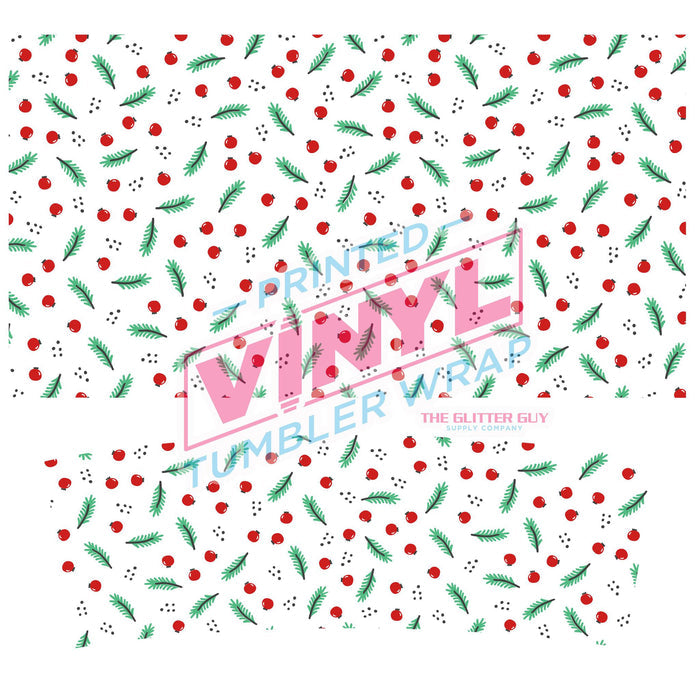 40 oz Tumbler Wrap - UVDTF Ink Transfers - Mistletoe | UVDTF from The Glitter Guy