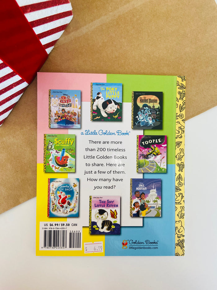 NEW Little Golden Book, Santa Stops At Disneyland - Deer Creek Mercantile