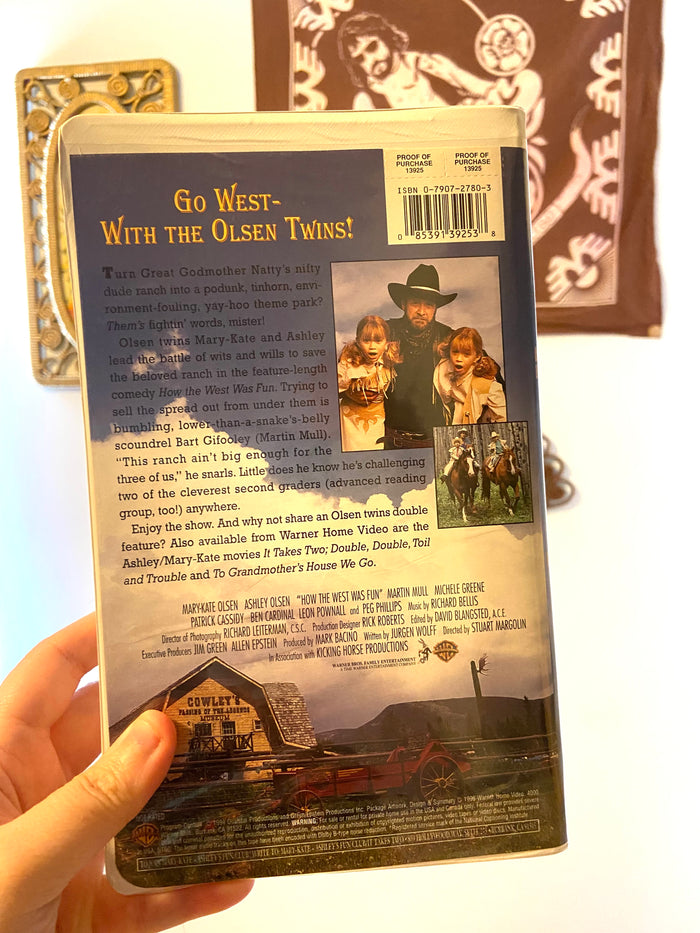 Vintage VHS ~ Mary Kate & Ashley, How The West Was Fun - Deer Creek Mercantile
