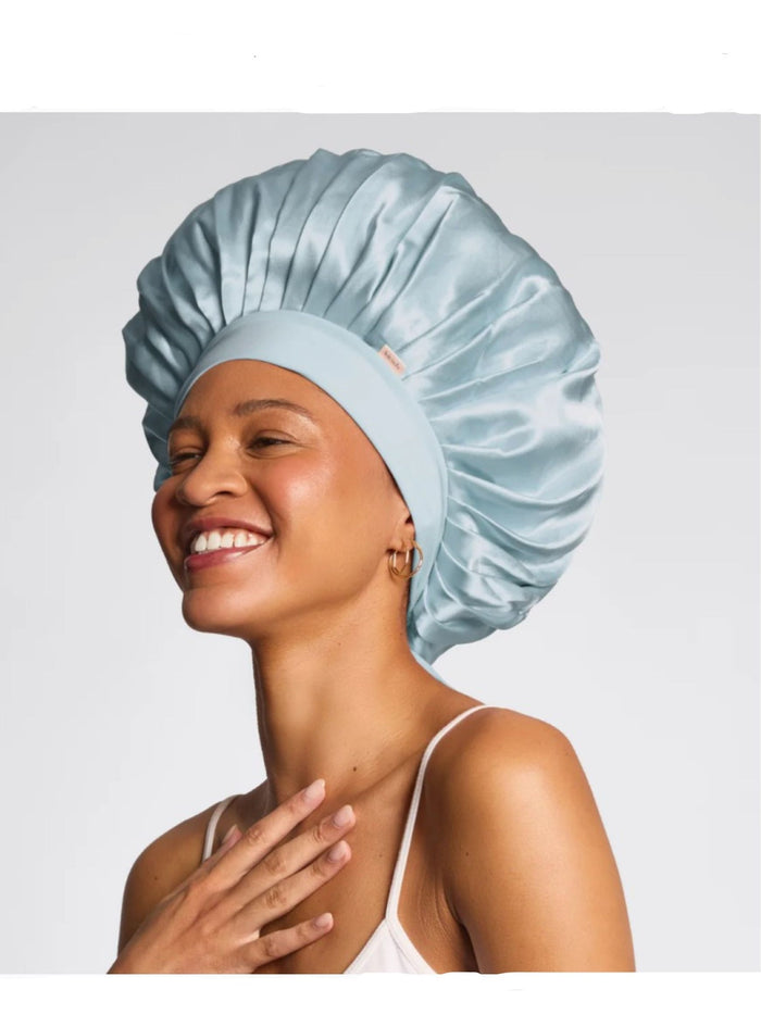 Adjustable Oversized Satin Bonnet by Kitsch