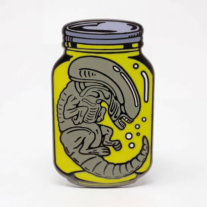 Alien Jar Enamel Pin