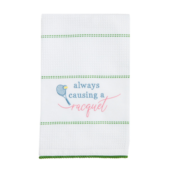 Always Causing Tennis Waffle Towel
