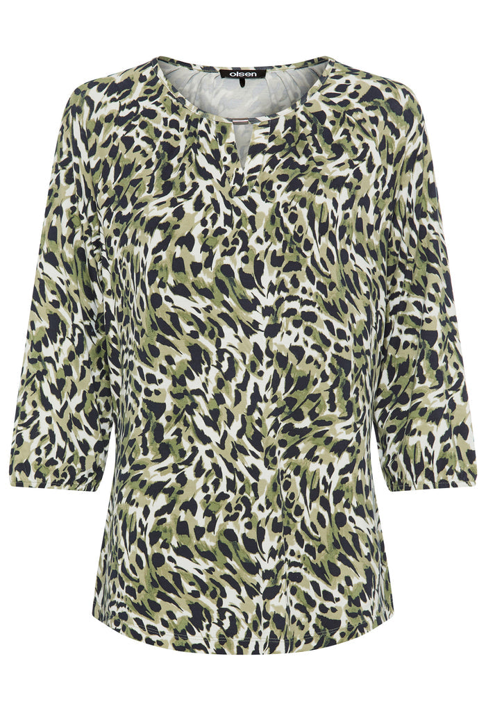 Animal Print Blouse