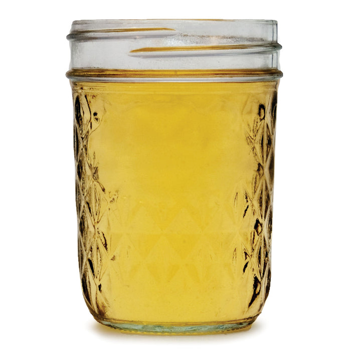 NB Artisanal Standard Dry Mead in a mason jar