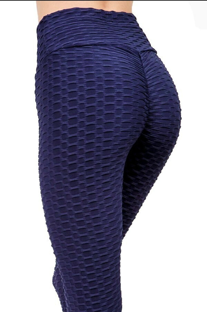 Scrunch Butt Capri - Navy - 1XL/2XL