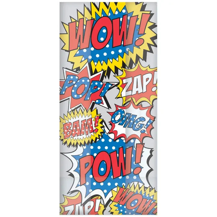 Cello Bag - Pow Zap Bam - Small - 4 x 9 1/2 x 2 1\2 - BSC263