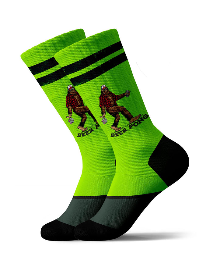 chaussettes sublimées beerpong PULLIN