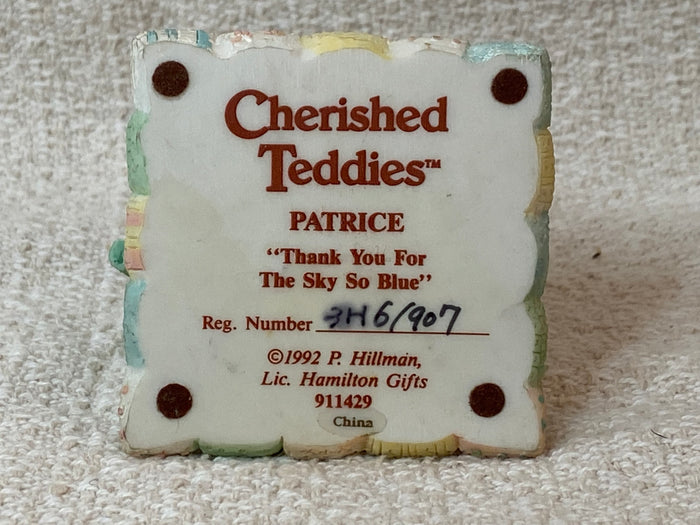 Cherished Teddies - Patrice - "Thank You For The Sky So Blue" - 911419