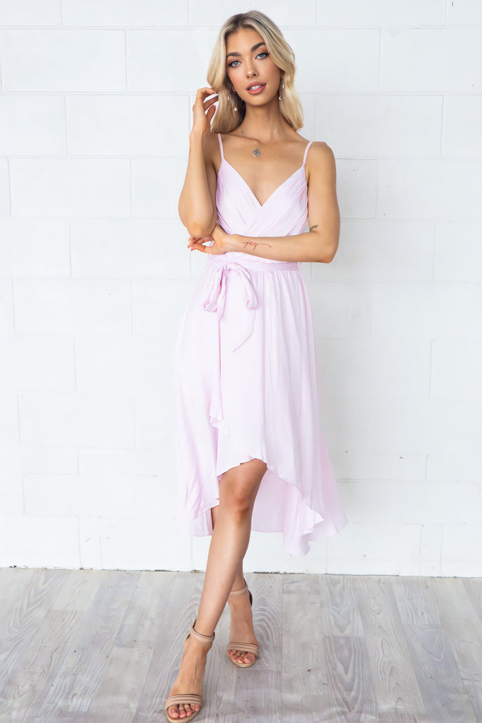 Cloud Nine Dress - Blush Pink - Runway Goddess