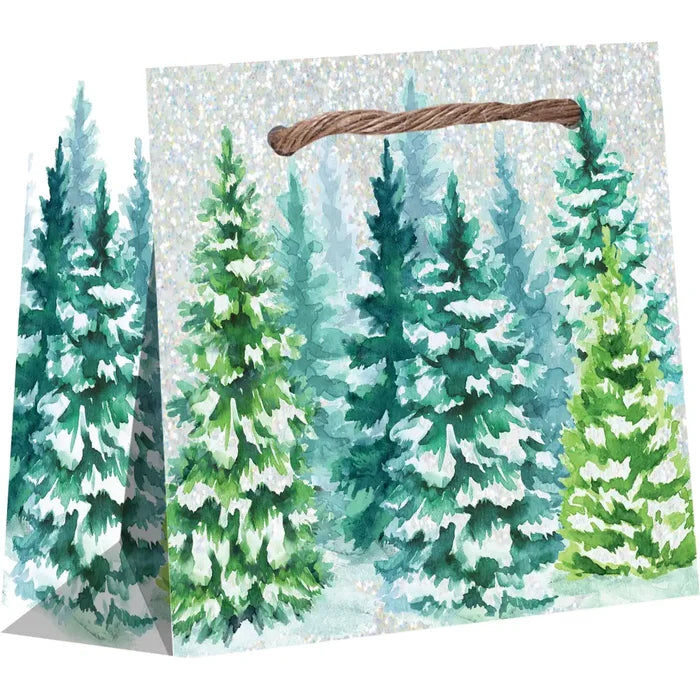 Euro Tote - Tiny - Snowy Trees - 6 Count - XTT624
