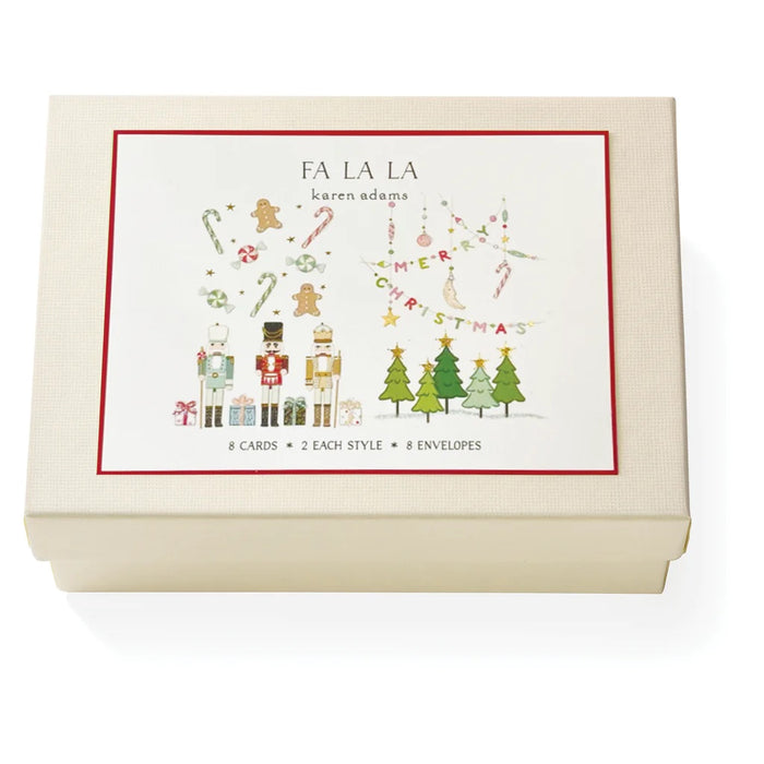 Fa La La Note Card Box