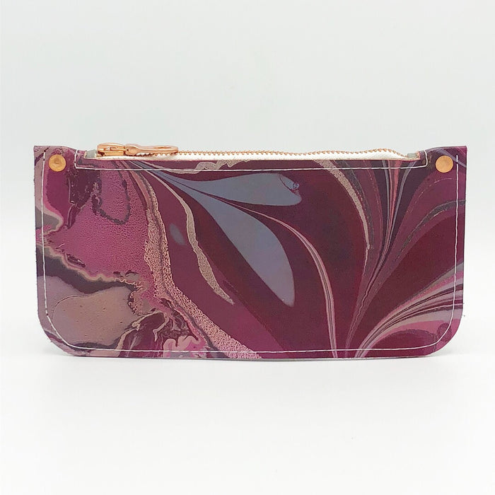 Fuschia Zipper Pouch - No One Alike