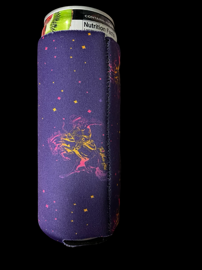 Galaxy Bronc Skinny Can cooler