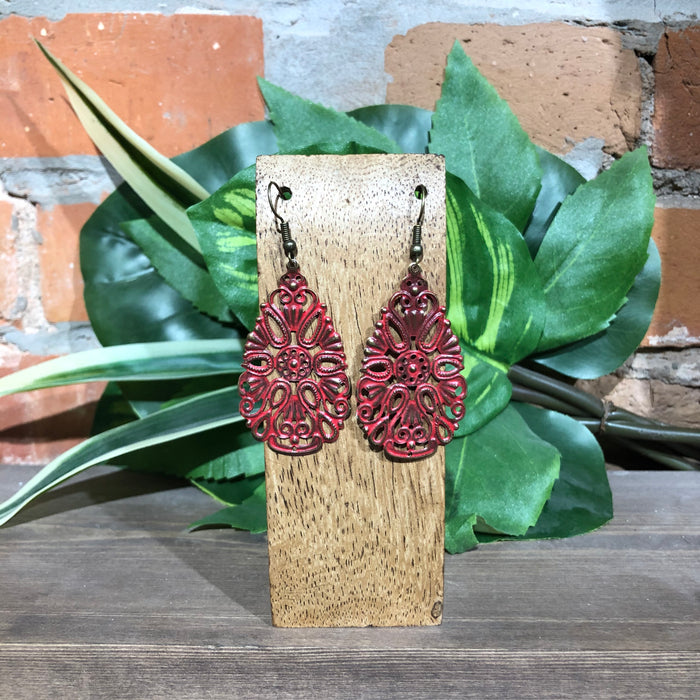 Gleeful Peacock Earrings