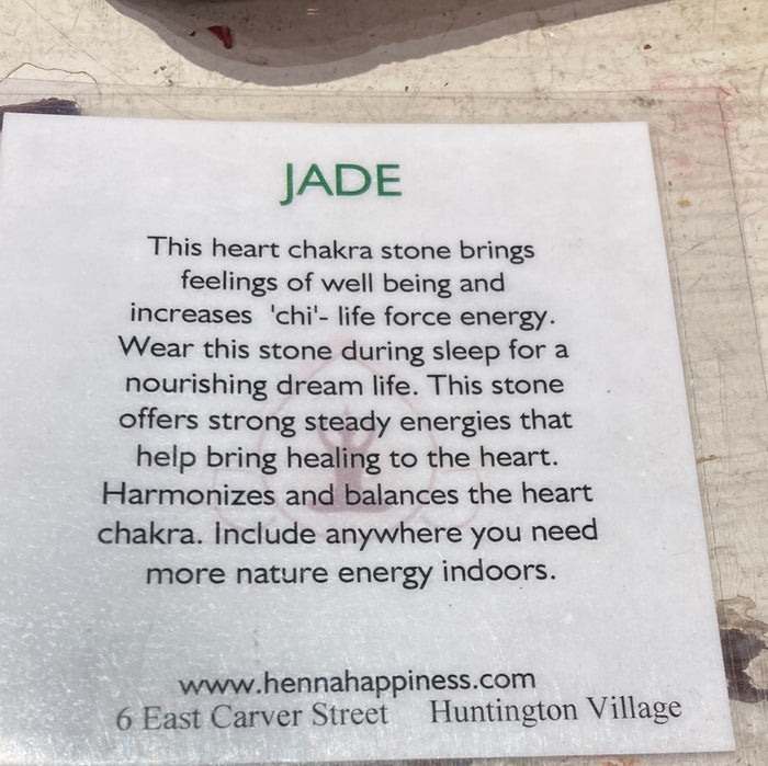 Jade Buddha earrings