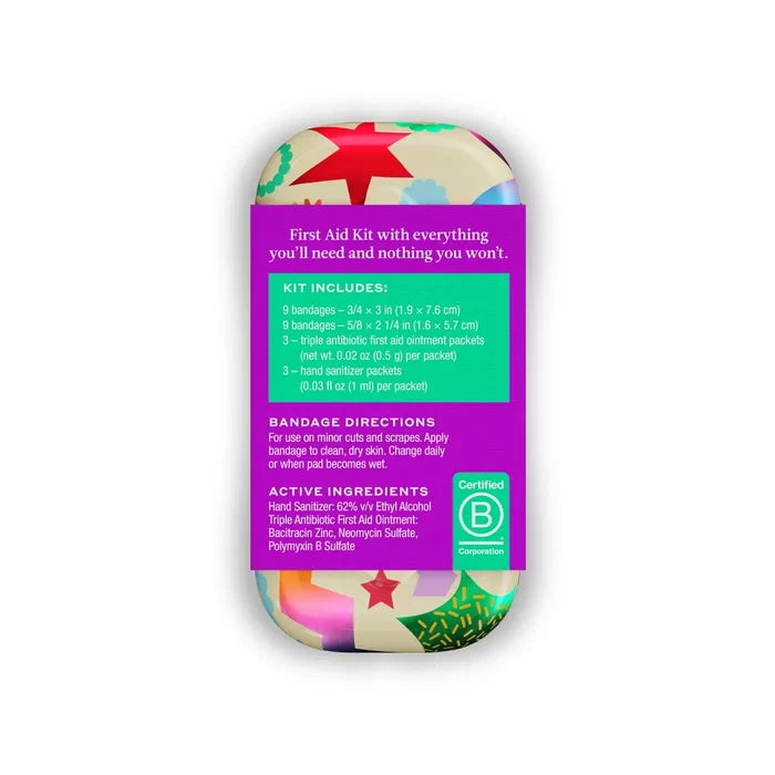 Kid's Quick Fix First Aid Bandage Travel Kit - Multi-Color