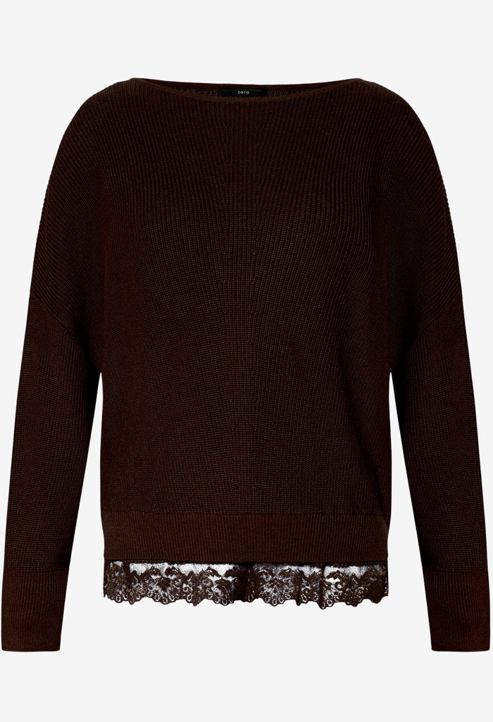 Lace Detail Knit Jumper