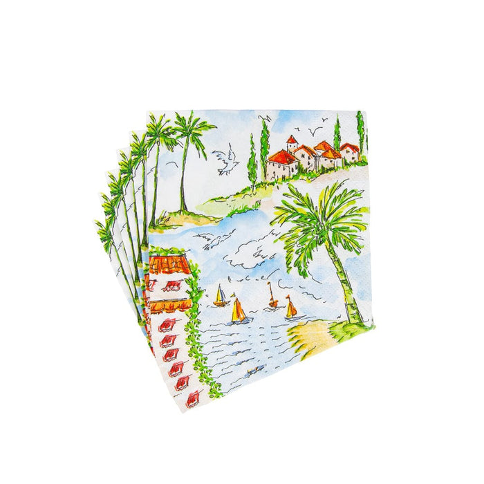 Mallorca Boxed Cocktail Napkins