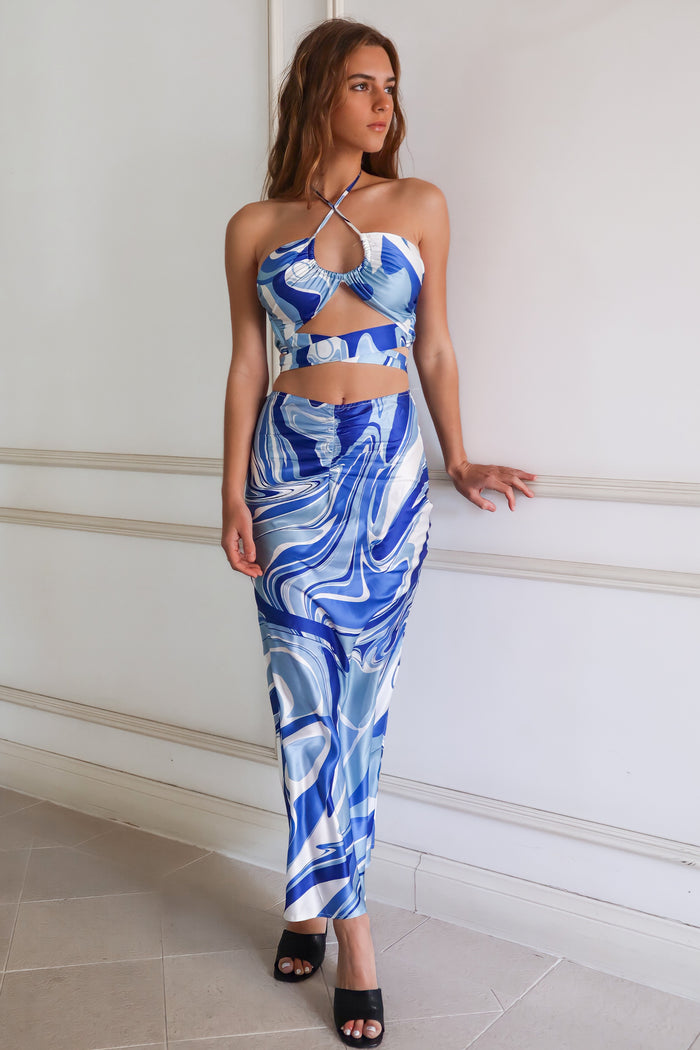 Margarita Set - Blue Swirl - Runway Goddess