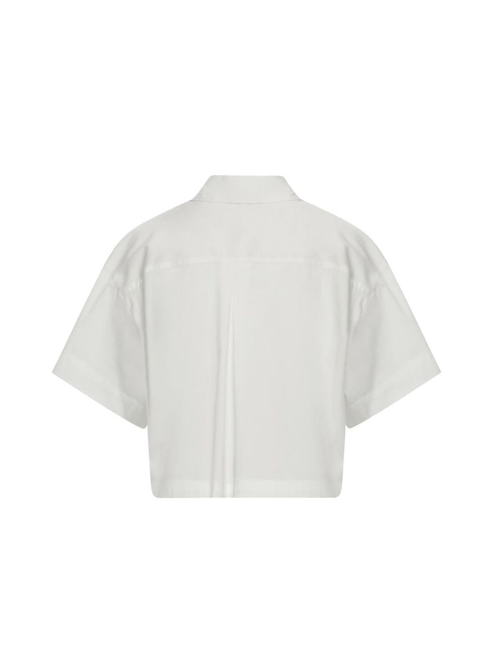 Shirts APOELLA Myrto Cropped Shirt White Apoella