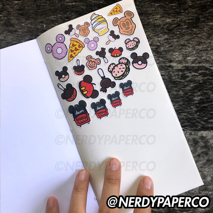 NPC CREST - REUSABLE STICKER NOTEBOOK