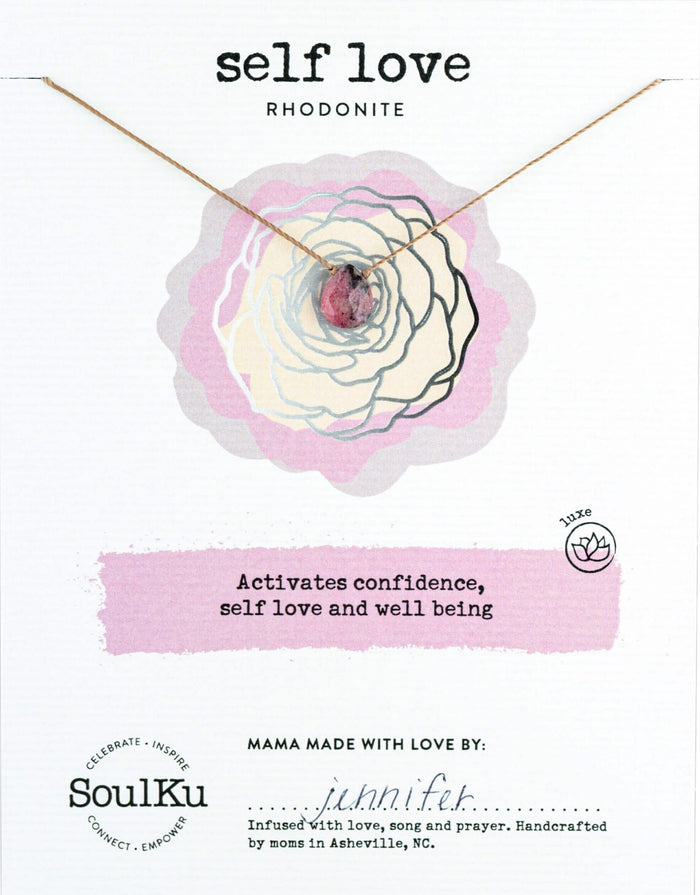 Self Love Rhodonite Luxe Necklace
