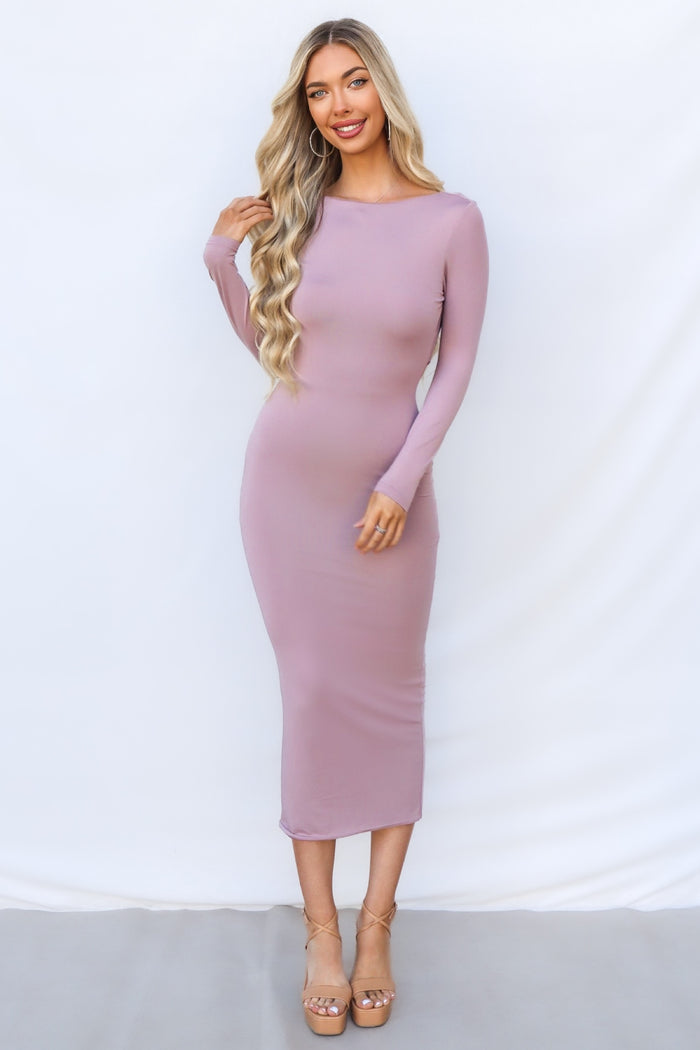 Sonia Maxi Dress - Dusty Pink