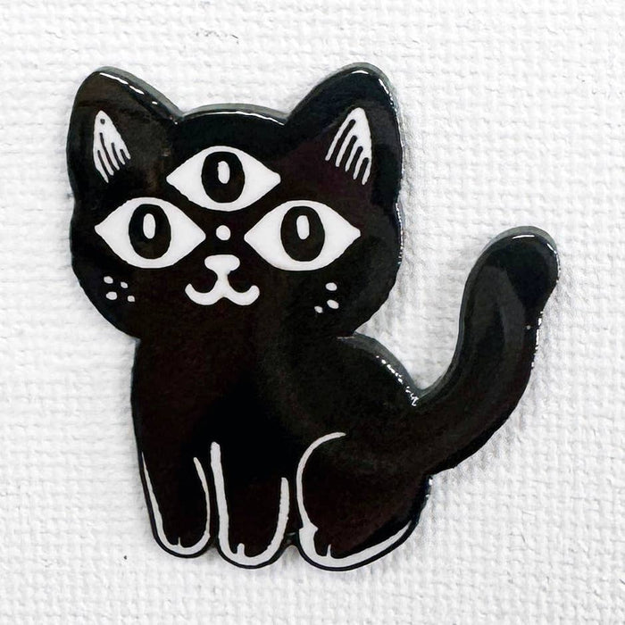 Third Eye Cat Enamel Pin