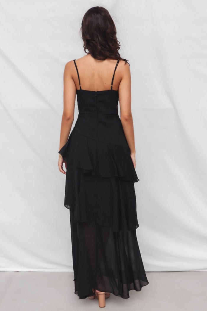 Tommi Maxi Dress - Black - Runway Goddess