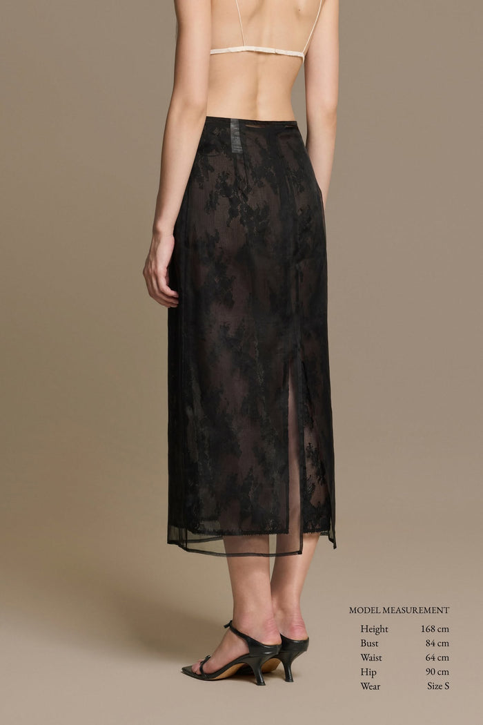 Translucent Two-layer Skirt