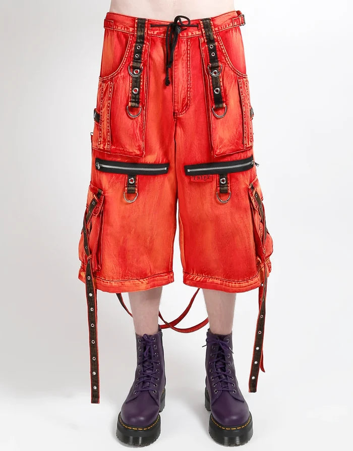 Tripp NYC X-Strap Zip Off Fire Wash Pant