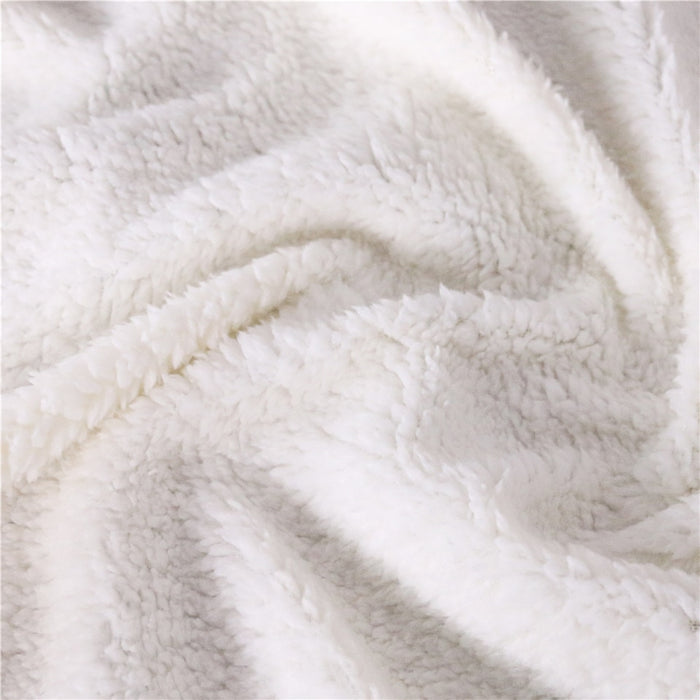 Yummy 3D Egg Printed Plush Sherpa Fleece Blankets