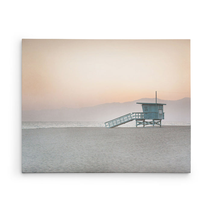 Pink Lifeguard Tower
