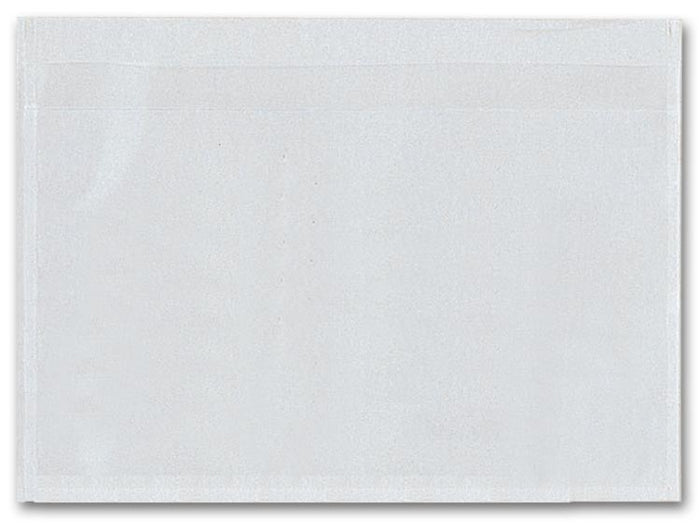 20147 Adhesive Transparent Plastic File Pockets 6 1/4 x 4 1/2" QTY 250