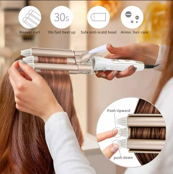 3 Barrel Hair Curler