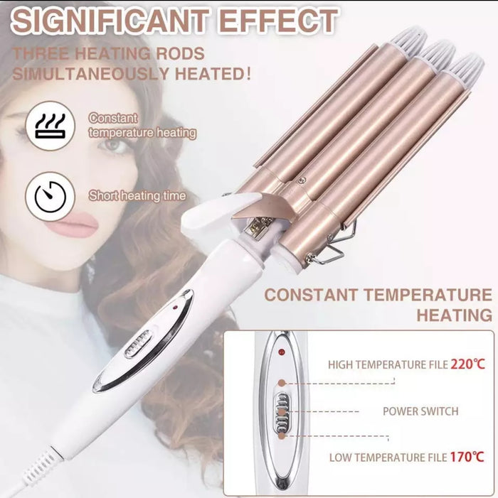 3 Barrel Hair Curler