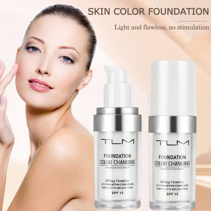 30ml TLM Colour Changing Hydrating Long Lasting Foundation Cream & Blush