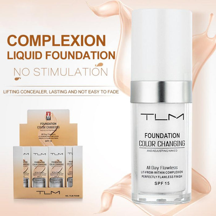 30ml TLM Colour Changing Hydrating Long Lasting Foundation Cream & Blush
