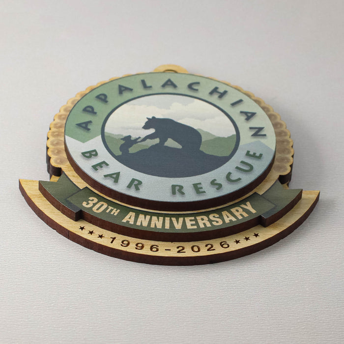 30th Anniversary Wooden Ornament