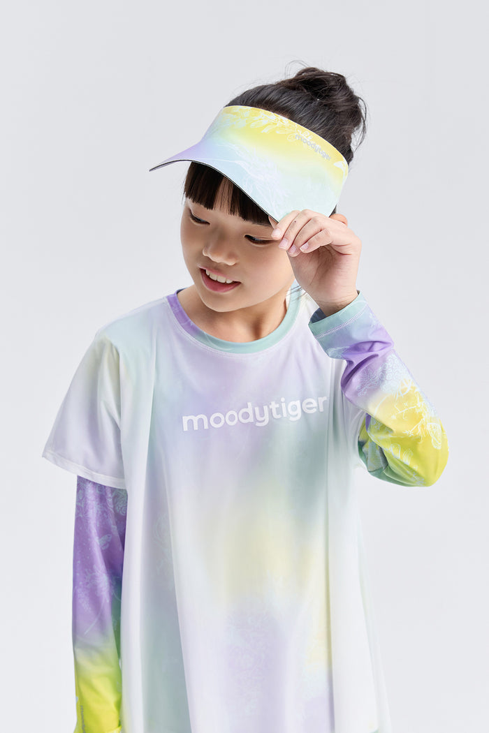3D Foldable Visor **Gradient Buzz Cyan**