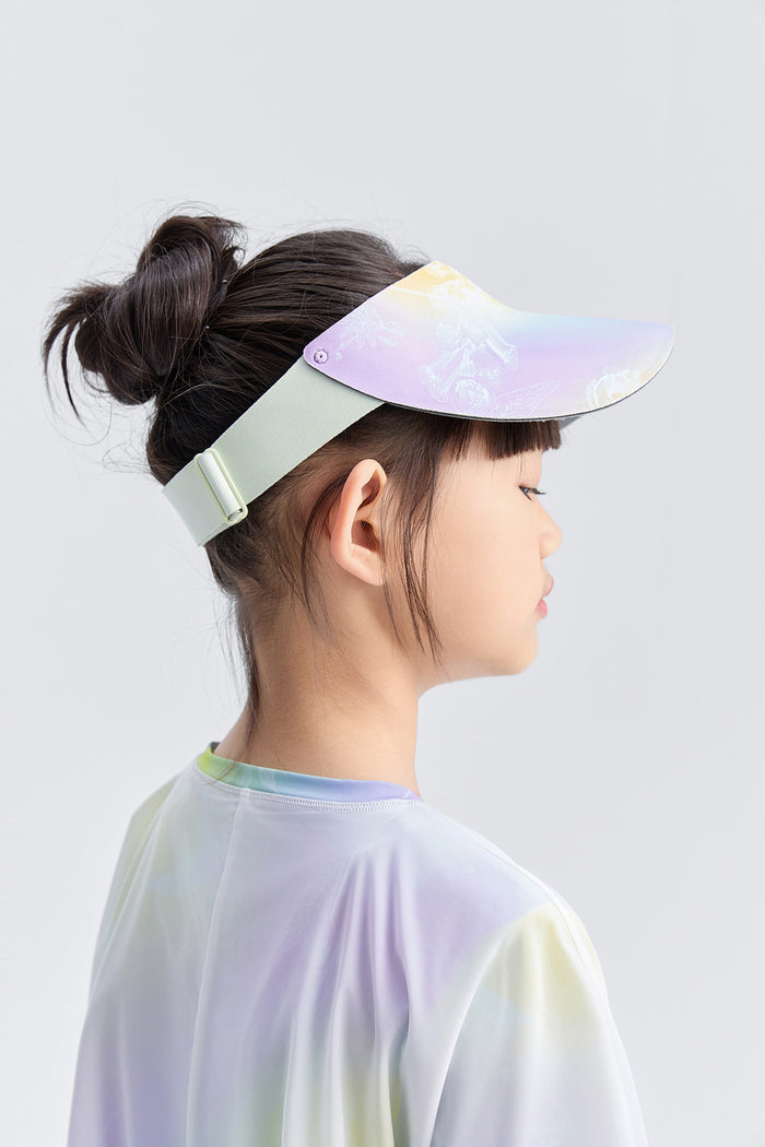 3D Foldable Visor **Gradient Buzz Cyan**