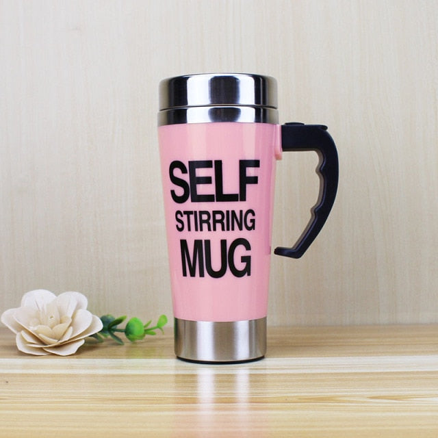 500ml Travel Automatic Self Stirring Stainless Steel Mugs