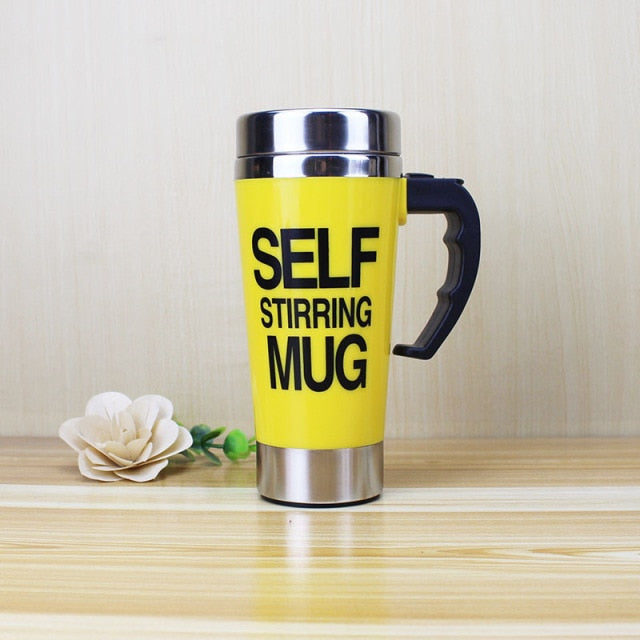 500ml Travel Automatic Self Stirring Stainless Steel Mugs
