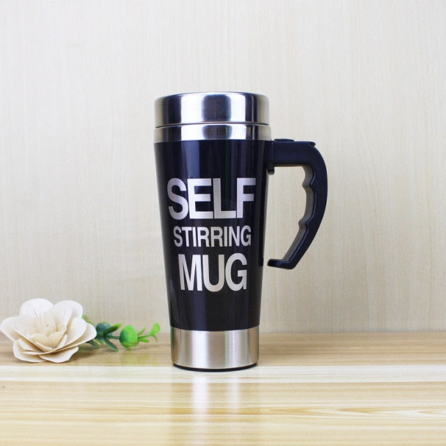 500ml Travel Automatic Self Stirring Stainless Steel Mugs