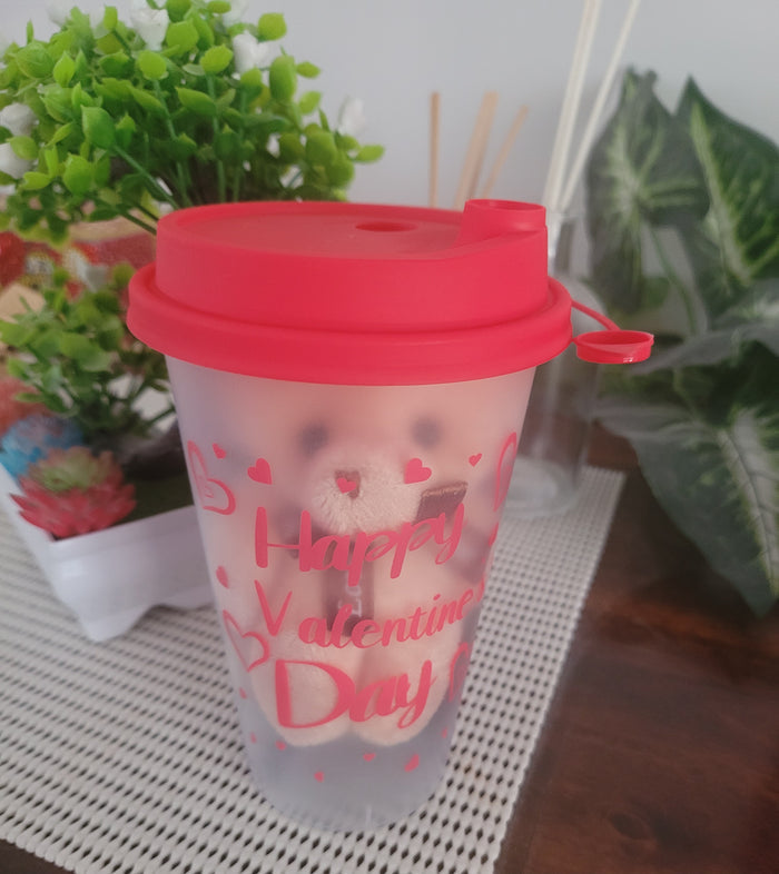 500ml Valentine's Day Tumbler - with FREE Gift
