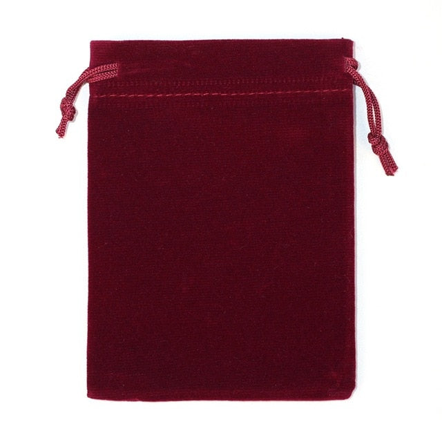 50Pcs/lot - 4 sizes -  Colourful Velvet Jewellery Drawstring Pouches/Gift Bags