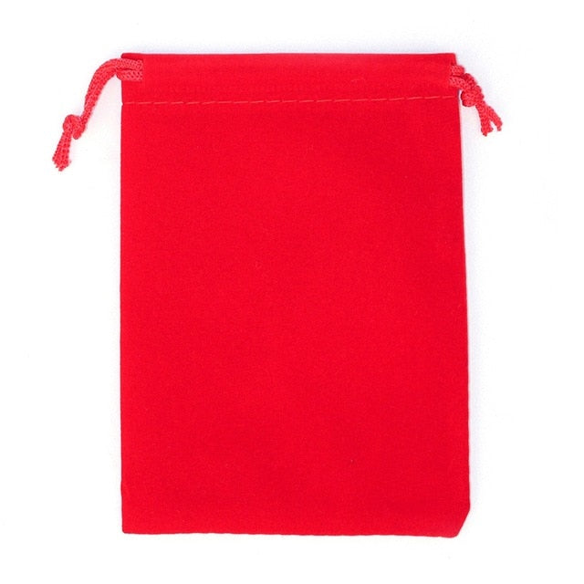 50Pcs/lot - 4 sizes -  Colourful Velvet Jewellery Drawstring Pouches/Gift Bags