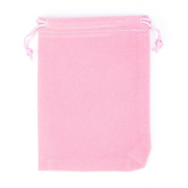 50Pcs/lot - 4 sizes -  Colourful Velvet Jewellery Drawstring Pouches/Gift Bags