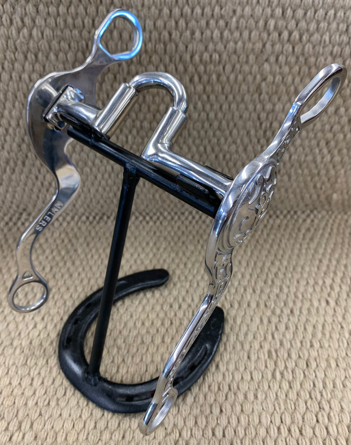 BIT - MB47 - Myler Embossed Sweet Iron Correctional Stainless
